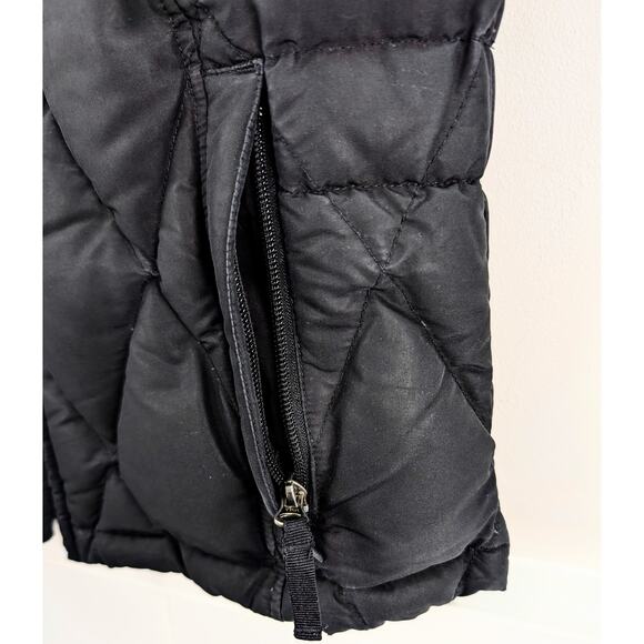 Eddie Bauer Goose Down Insulated Quilted Puffer Vest Cabincore Gorp Black Small - Picture 4 of 14